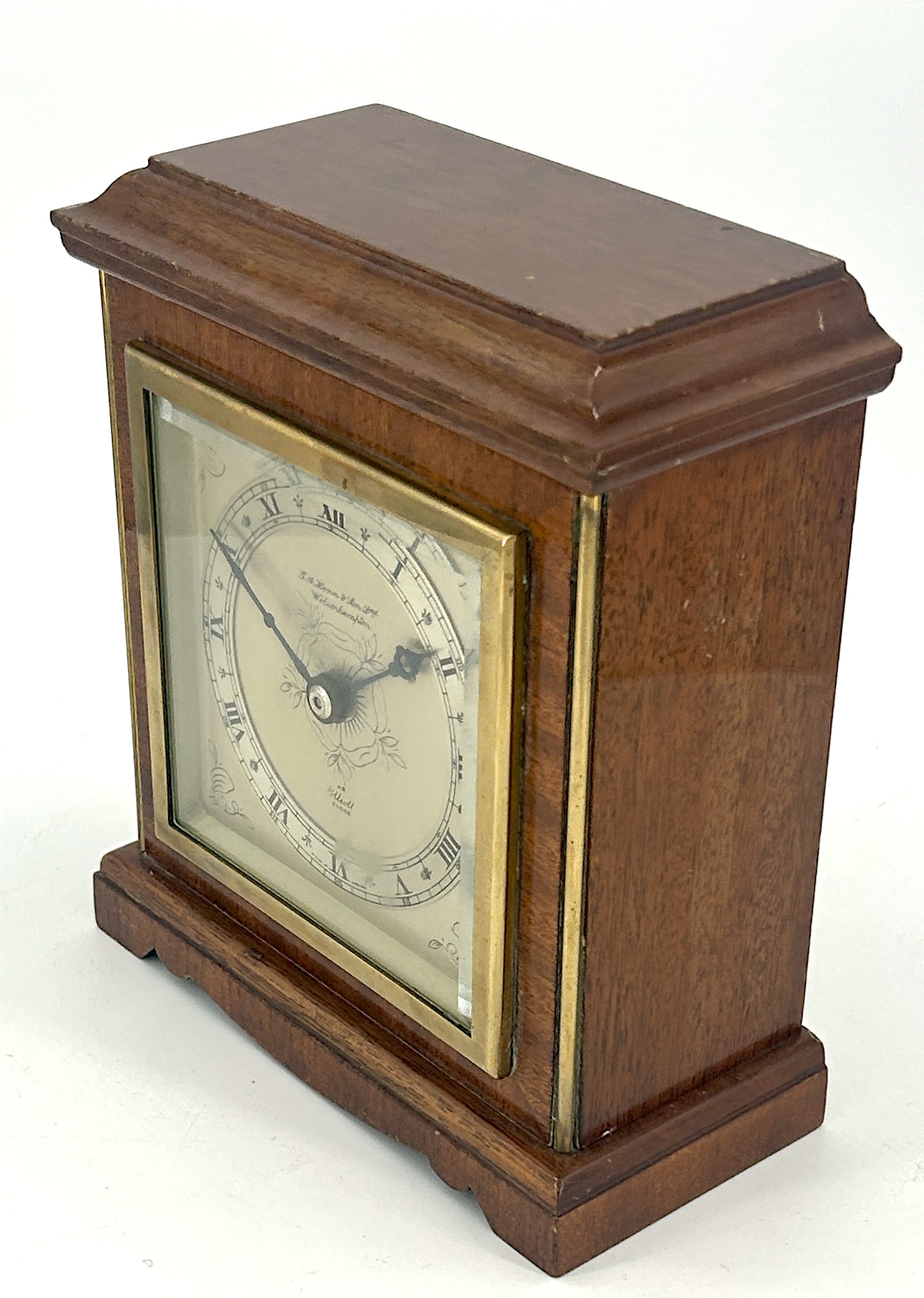 Elliot Mahogany Case Mantel Clock Antique mantlle clocks Antique Clocks 7